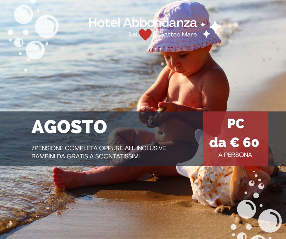 Hotel Abbondanza Offerta Agosto